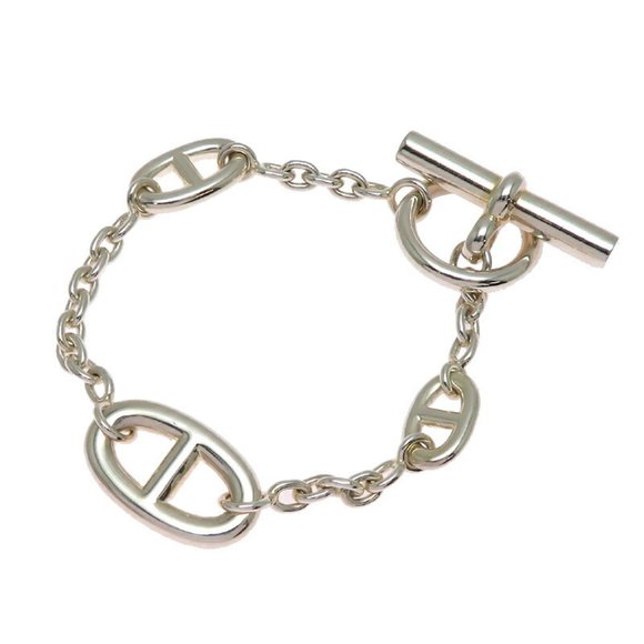 HERMES Silver Charm Bracelet - Picture 1 of 3